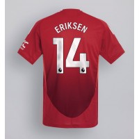 Camisa de time de futebol Manchester United Christian Eriksen #14 Replicas 1º Equipamento 2024-25 Manga Curta